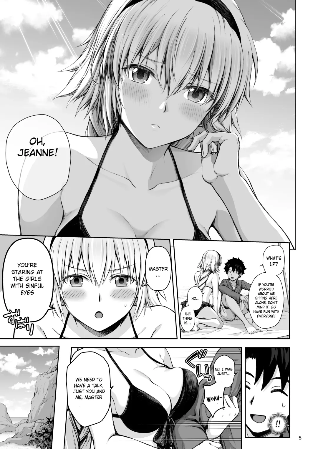[Chacharan] Jeanne to Natsu no Umi | Summer beach with Jeanne (decensored) Fhentai - Page 6