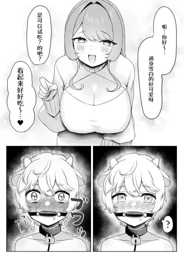 [Hoshizono Kanon] Juujin Kachiku-ka Oneshota no Kuni ~ Onee-san no Pet ni Natte Saisei Sareru Hanashi ~ | 兽人家畜化姐姐×正太之国～变成姐姐的宠物被榨精的故事～ Fhentai - Page 6