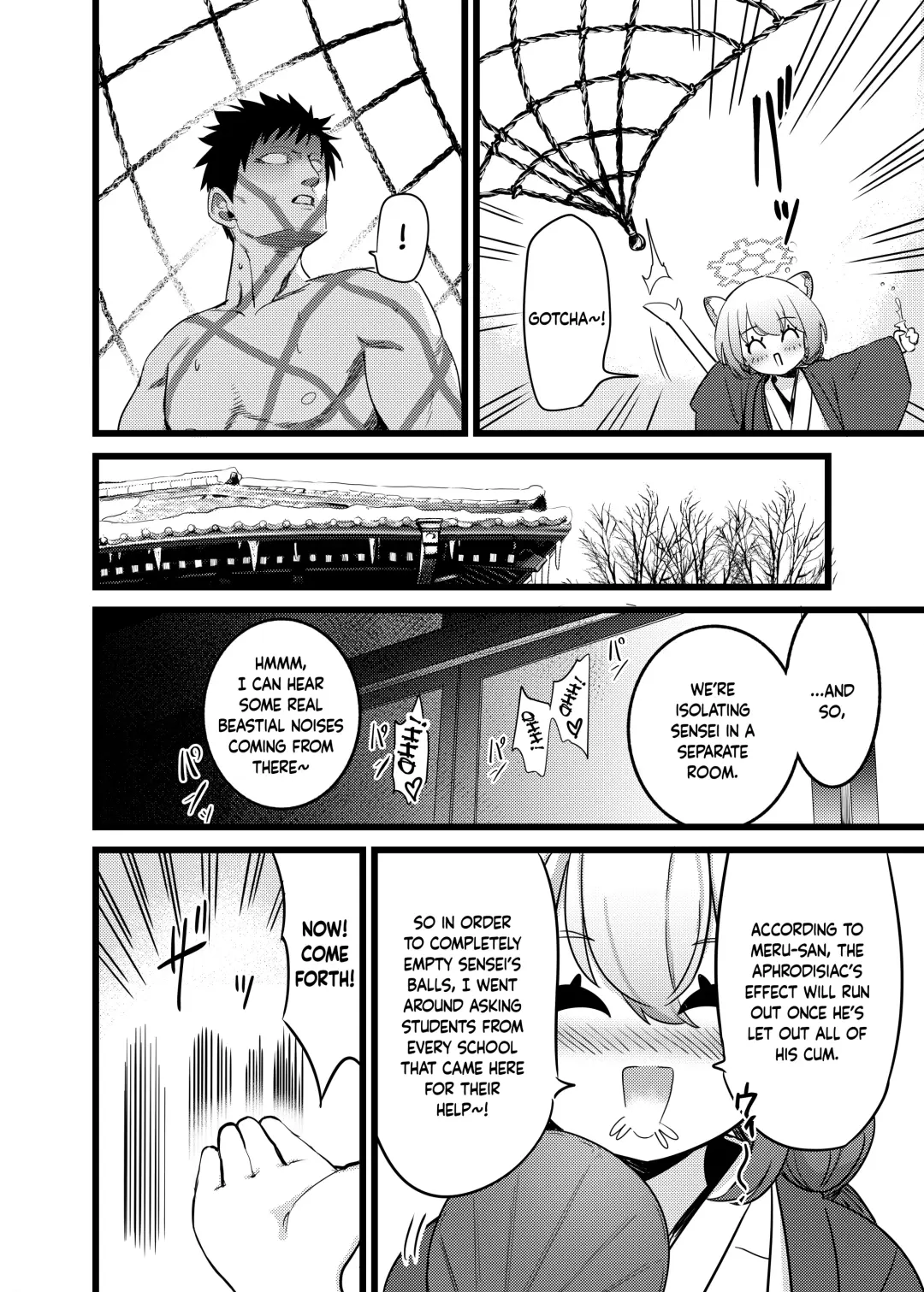 [Pizzasi] Yukemuri Biyaku Jiken!! Tatakae!! SEX Avengers!! | The Hot Springs Aphrodisiac Incident! Fight on, SEX Avengers!! Fhentai.net - Page 13
