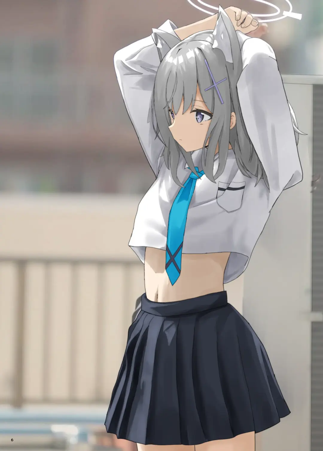 [Dysto] Hatsujo Shiroko ga Chohatsu Shite Kuru Hon Fhentai - Page 6