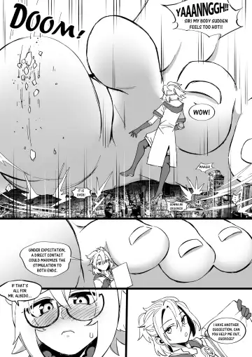 [Kazan No You] Albedo & Sucrose's Isekai Observation Research Report Fhentai - Page 19