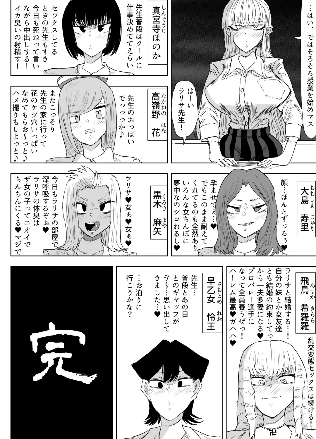 [Gekokujou] Jokyoushi o Haramasetai Futanari JK-tachi no Ohanashi Fhentai - Page 43
