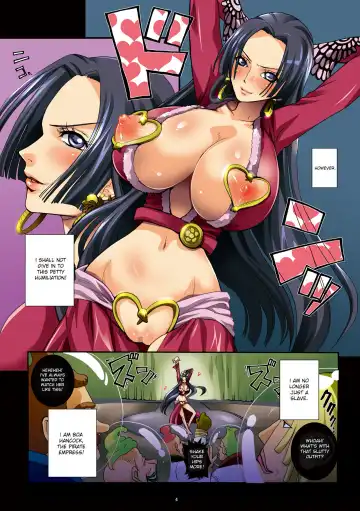 [Modaetei Imojirou] Dorei Jotei Jakan Manaita Strip SHOW! | Slave Empress Snake Rape Strip Show Fhentai - Page 4