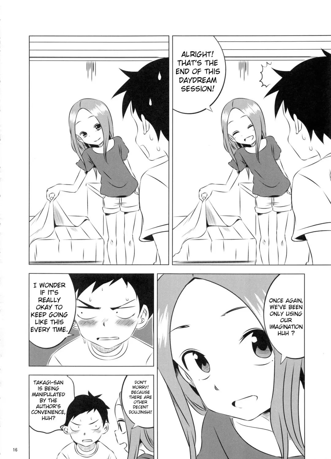 [Yuumazume] Kyou mo Nishikata-kun wa Takagi-san ni Misukasareteru 3 Fhentai - Page 16
