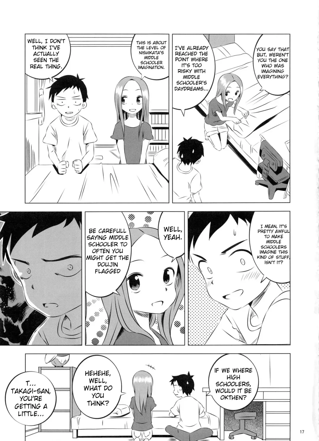 [Yuumazume] Kyou mo Nishikata-kun wa Takagi-san ni Misukasareteru 3 Fhentai - Page 17