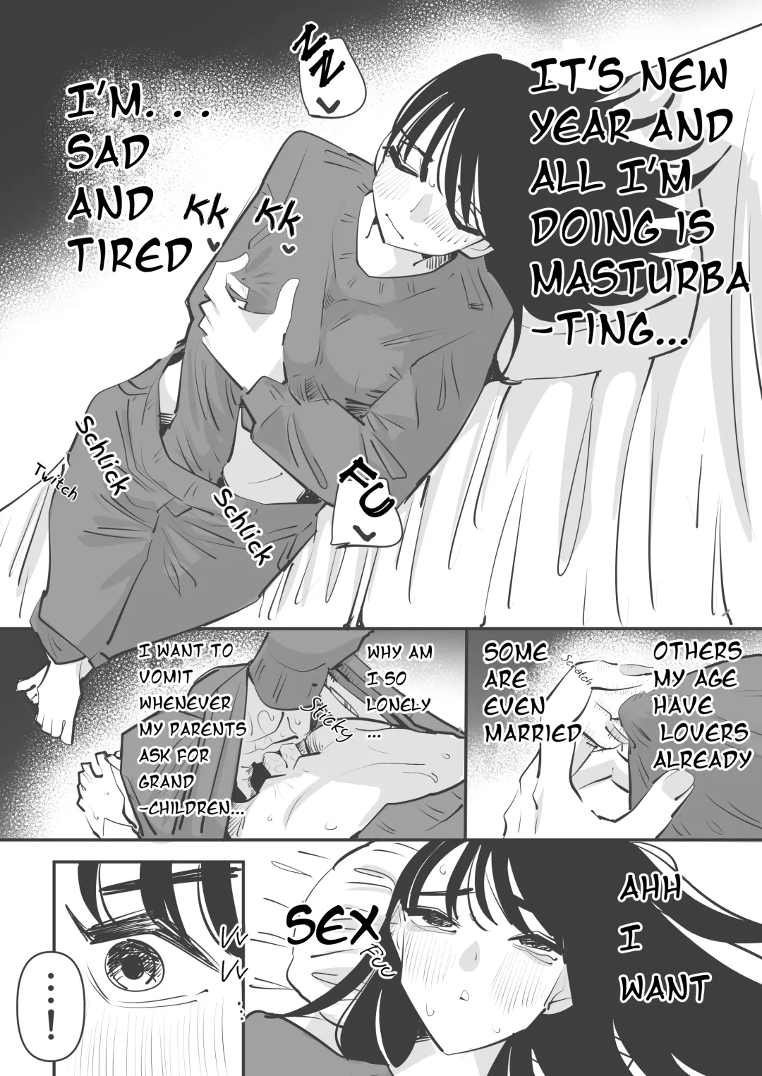 [Aweida] Yuurei to Les SEX Shitara Taihen na Koto ni Natta hanashi | A Dangerous Story Of A Yuurei and Lesbian SEX Fhentai - Page 1