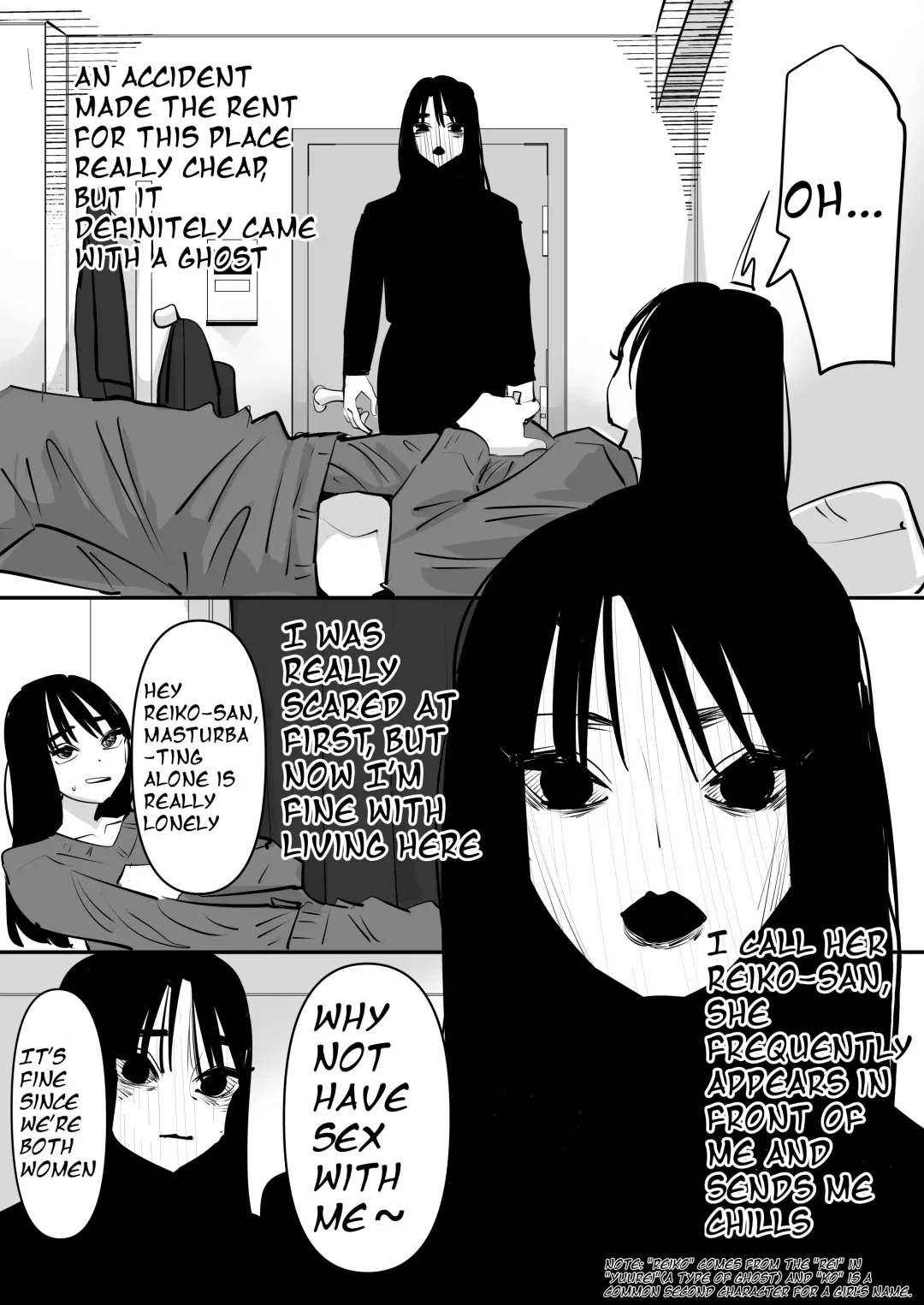 [Aweida] Yuurei to Les SEX Shitara Taihen na Koto ni Natta hanashi | A Dangerous Story Of A Yuurei and Lesbian SEX Fhentai - Page 2