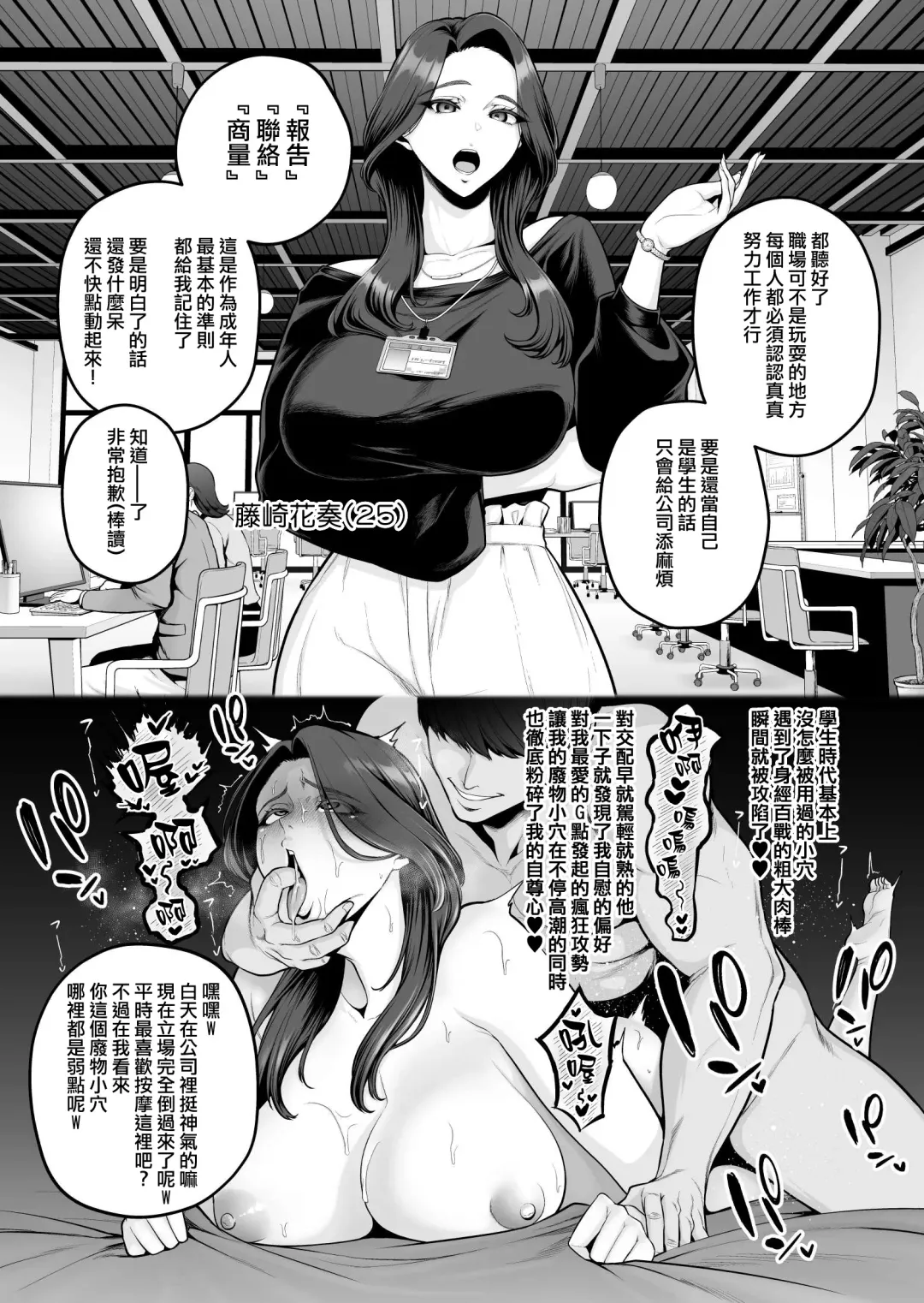 [Sevengar] Dokushin Pawahara Onna Joshi 、 Ikemen Chinpo Kun Ni Mesu Ni Sa Reru Fhentai.net - Page 1