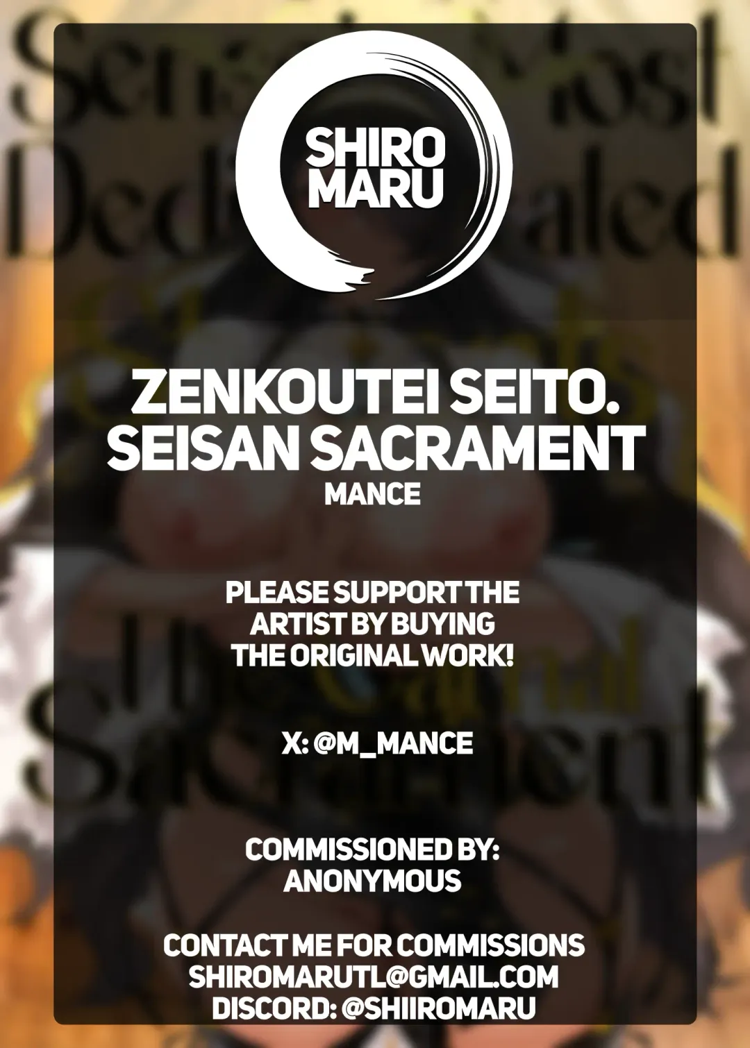 [Mance] Zenkoutei Seito. Seisan Sacrament | Sensei's Most Dedicated Students. The Carnal Sacrament Fhentai - Page 31