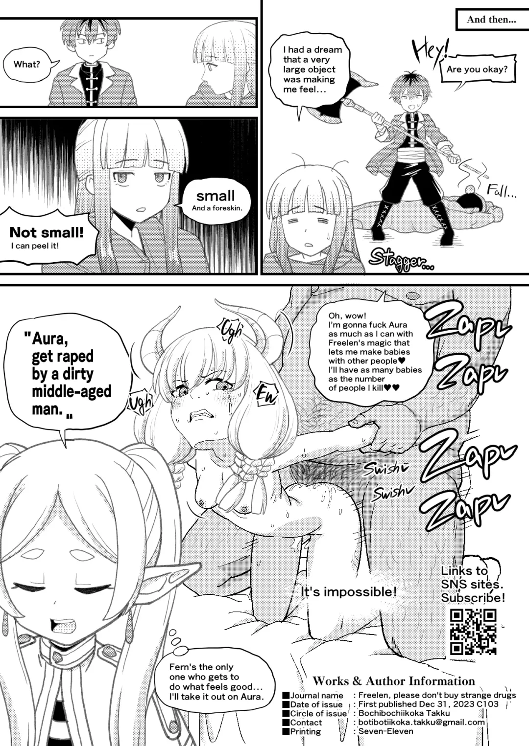 [Takku] Frieren-sama Hen na Kusuri o Kau no wa Oyame Kudasai | Freelen,please don't buy strange drugs. (decensored) Fhentai.net - Page 8