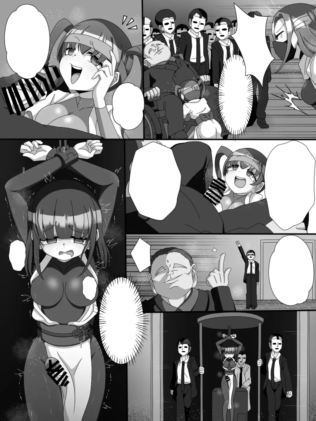 [Kitagami Koubou] Fujimi Taika no On'na Ninja FutaNin Tsubaki Fhentai - Page 40