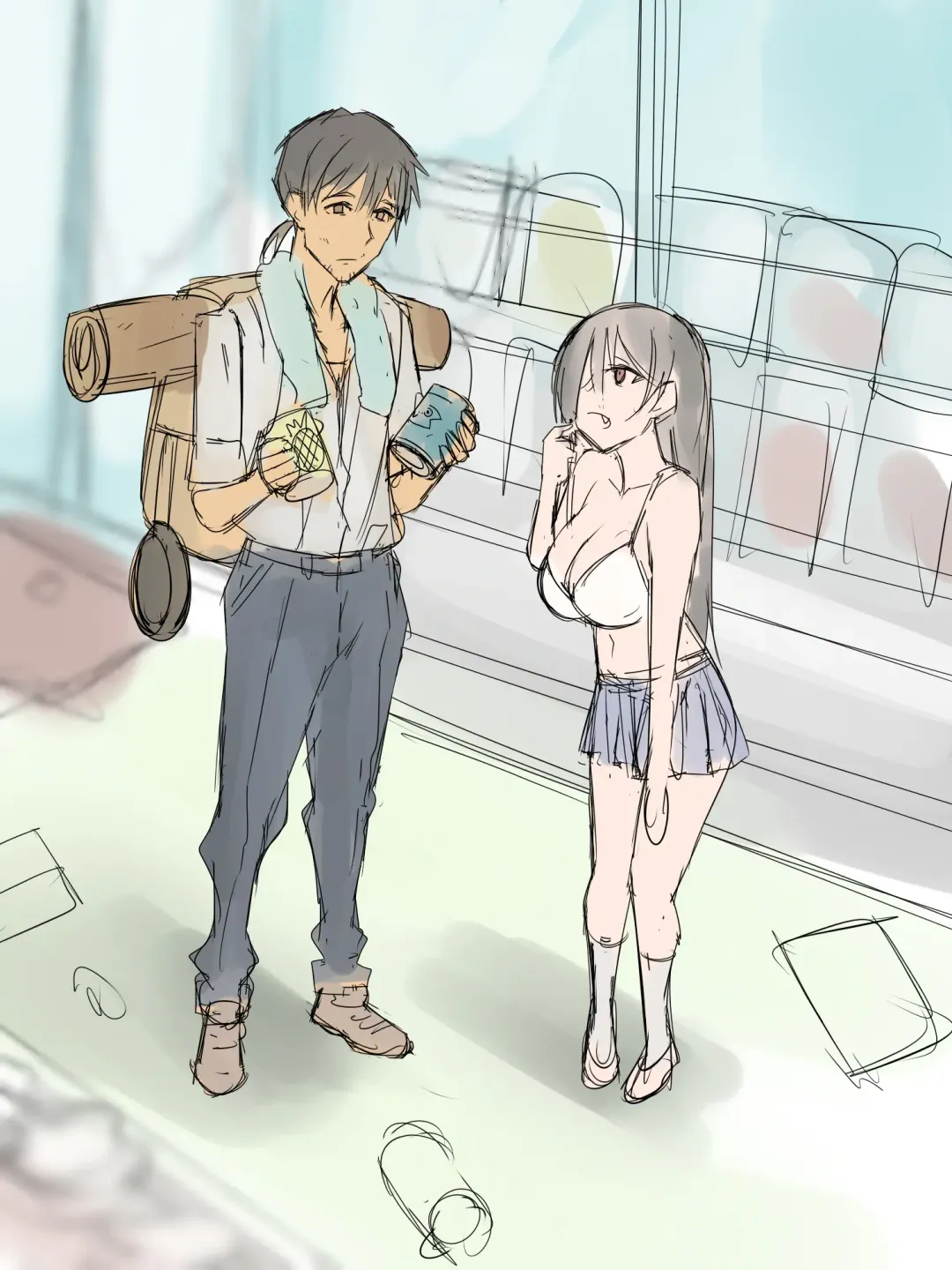 [Daigaijin - Kagemusya] Zombie Harem Life ~Koutai Mochi no Ore to Bakunyuu Zombie~ 4 | Zombie Harem Life ~My Immunity and the Big-Titted Zombie~ 4 Fhentai - Page 50