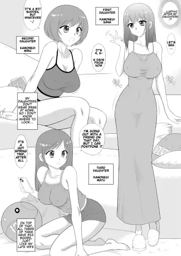 [Kuroinu Juu] Bijin Sanshimai to Chichioya to Oji ga Konyoku Onsen ni Ikimashita. Fhentai - Page 5