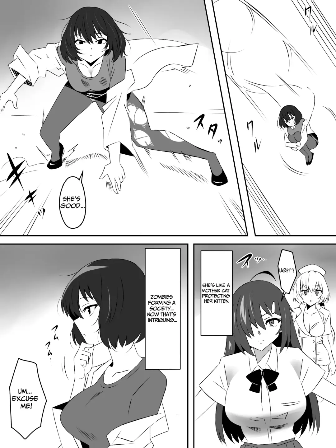 [Kagemusya] Zombie Harem Life ~Koutai Mochi no Ore to Bakunyuu Zombie~ 5 | Zombie Harem Life ~My Immunity and the Big-Titted Zombie~ 5 Fhentai - Page 5