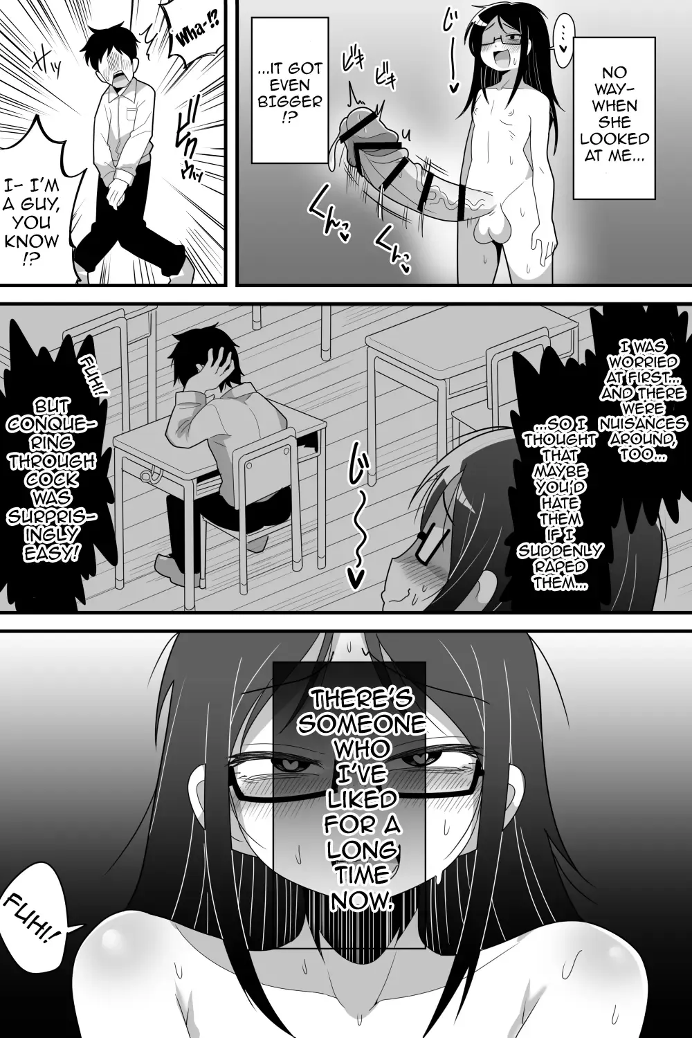 [Dakkoku Jiro] Futanari Nekura Onna ni Boku | A Story About a Gloomy Futanari Girl Fhentai - Page 33