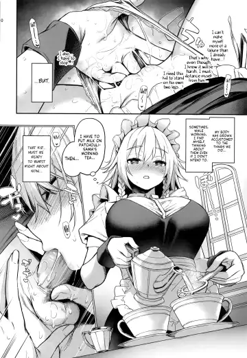 [Michiking] ANMITSU TOUHOU THE AFTER Vol. 3 Shasei Kanri shite Kudasai Sakuya-san! + | ANMITSU TOUHOU THE AFTER Vol. 3 Please Manage my Ejaculations, Sakuya-san! + (decensored) Fhentai - Page 10