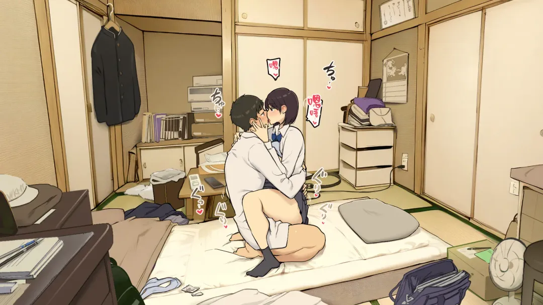 [Wakamatsu] Kazoku Zaitaku-chuu demo Jibun no Heya de Nantoka Sex Suru Gakusei Jidai Fhentai - Page 12