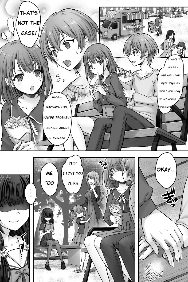 [Sasanoma Nibi] The story of my girlfriend and I who fell for a futanari's dick Fhentai - Page 3