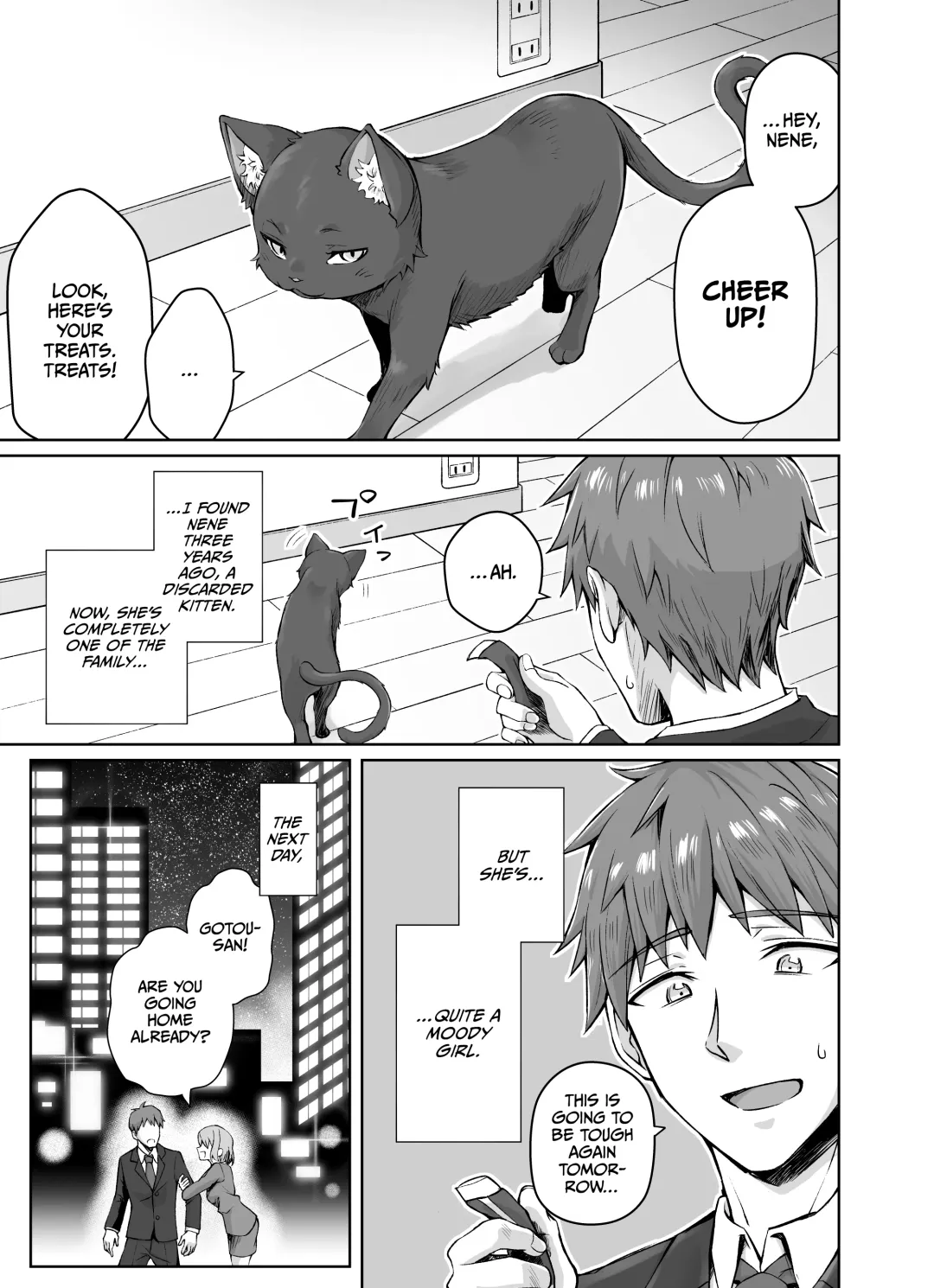 [Kotatsu - Yakitomato] Uchi no Yandere na Kaineko-chan ni Mechakucha ni Shiborarechau Hanashi + Yandere Kai Neko Series | A Story About My Yandere Pet Cat Squeezing Me Dry + My Yandere Pet Cat Series Fhentai - Page 2