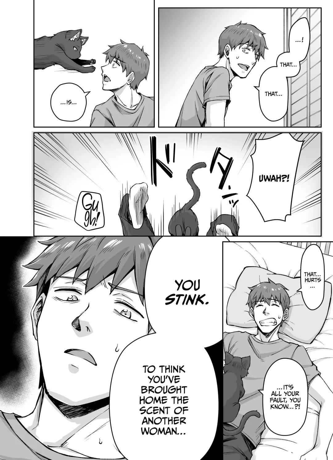 [Kotatsu - Yakitomato] Uchi no Yandere na Kaineko-chan ni Mechakucha ni Shiborarechau Hanashi + Yandere Kai Neko Series | A Story About My Yandere Pet Cat Squeezing Me Dry + My Yandere Pet Cat Series Fhentai - Page 5