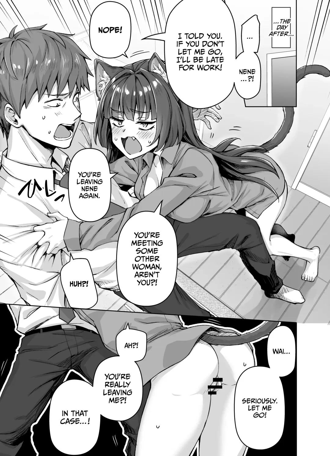 [Kotatsu - Yakitomato] Uchi no Yandere na Kaineko-chan ni Mechakucha ni Shiborarechau Hanashi + Yandere Kai Neko Series | A Story About My Yandere Pet Cat Squeezing Me Dry + My Yandere Pet Cat Series Fhentai - Page 56