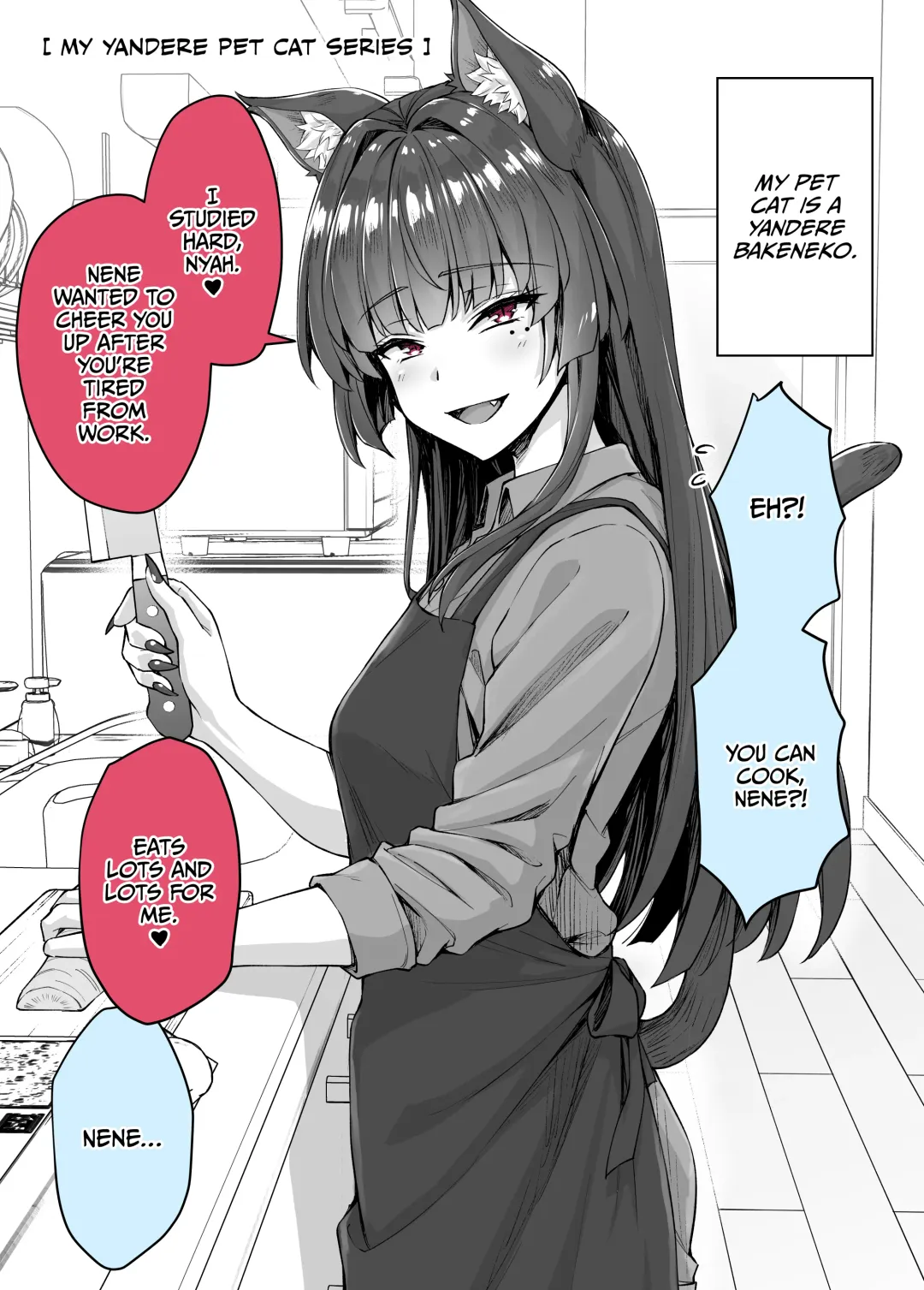 [Kotatsu - Yakitomato] Uchi no Yandere na Kaineko-chan ni Mechakucha ni Shiborarechau Hanashi + Yandere Kai Neko Series | A Story About My Yandere Pet Cat Squeezing Me Dry + My Yandere Pet Cat Series Fhentai - Page 59