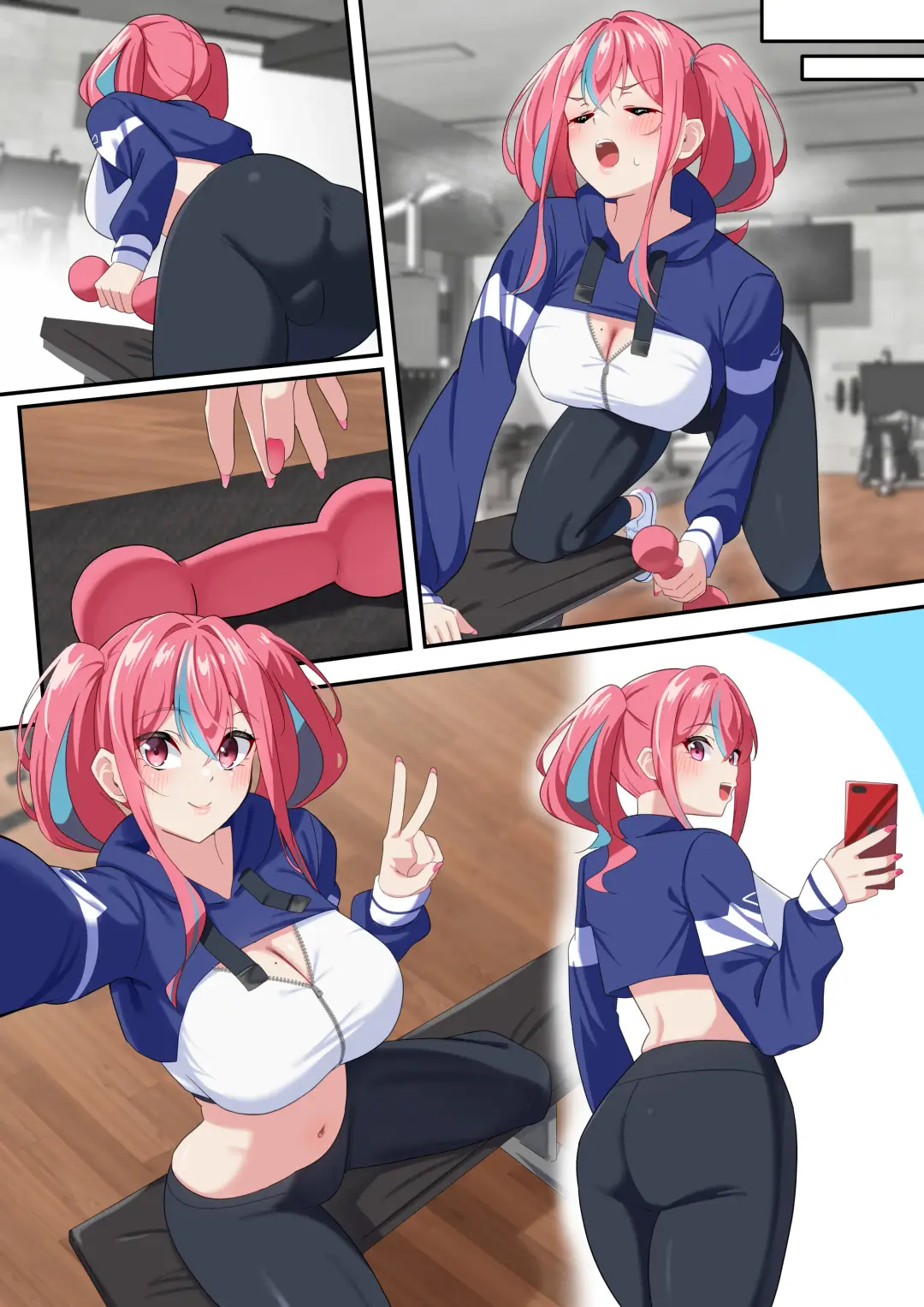 [Nanohana] Gym Kayoi no Muchimuchi AtaShiko Gal o Seibai Shite Mita Fhentai - Page 28