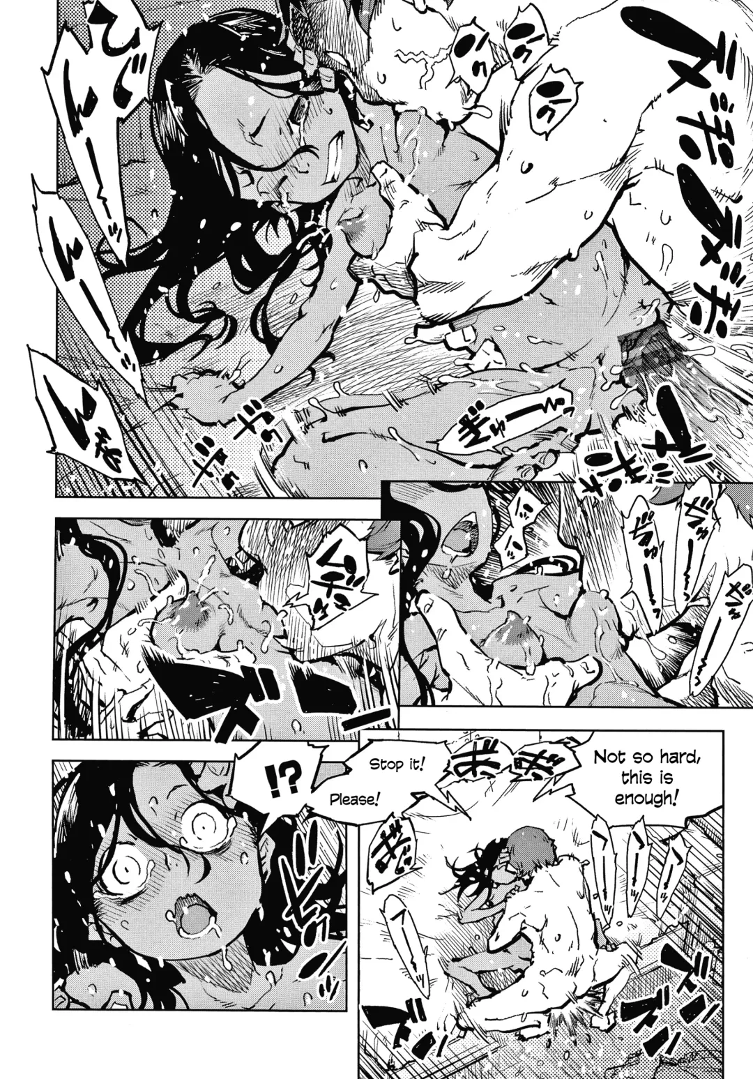 [Suzuki Kyoutarou] Tapioca Shuukaku wa Kasshoku Shochouzen Shoujo no Chitsunai de | Tapioca is harvested in the vagina of a little brown girl before her first period Fhentai - Page 35