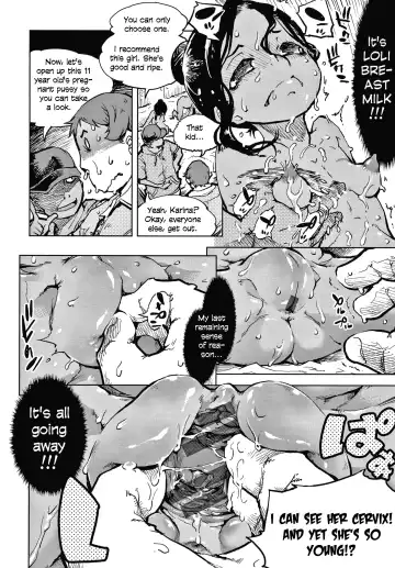 [Suzuki Kyoutarou] Tapioca Shuukaku wa Kasshoku Shochouzen Shoujo no Chitsunai de | Tapioca is harvested in the vagina of a little brown girl before her first period Fhentai.net - Page 31