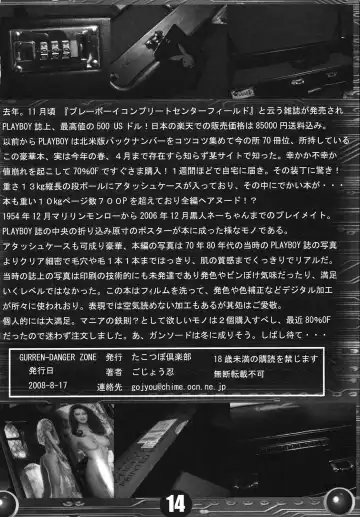 [Gojou Shino] GURREN-DANGER ZONE Fhentai - Page 13