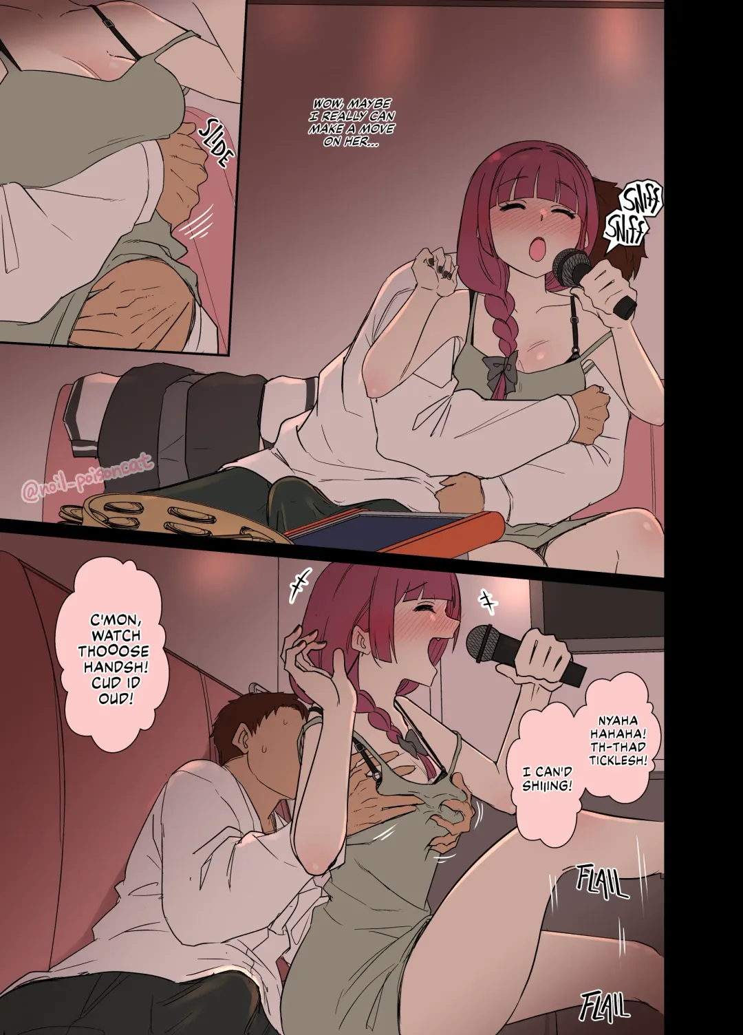 [Dokuneko Noil] Deisui shita Hiroi Kikuri ni Warui Koto o Suru Hanashi | Blackout Drunk Hiroi Kikuri Has a Very Bad Night (decensored) Fhentai - Page 4