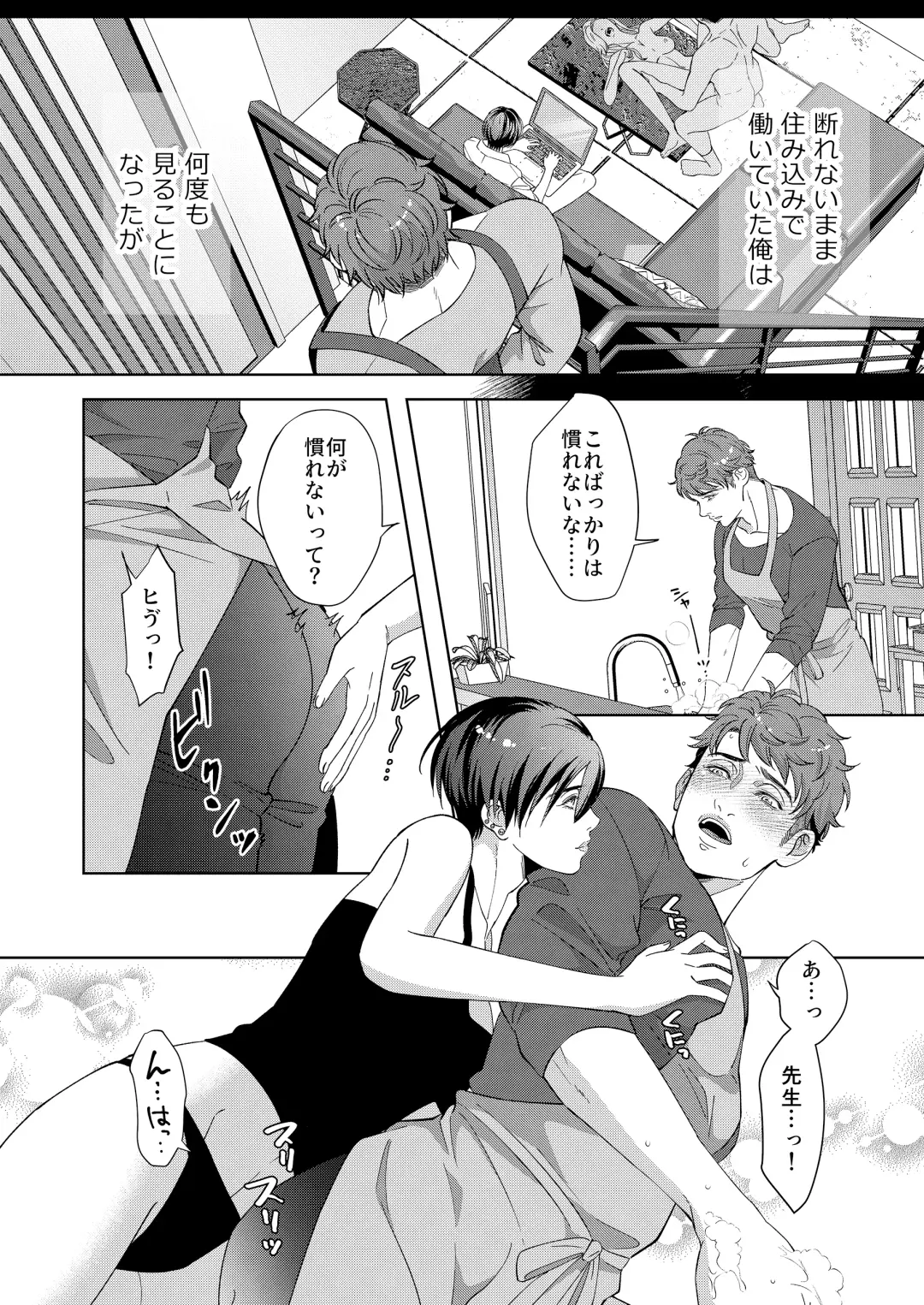 [Yoshiaki] Kaseifu no Seijijou - Male housekeeper's sexual circumstances Fhentai - Page 12