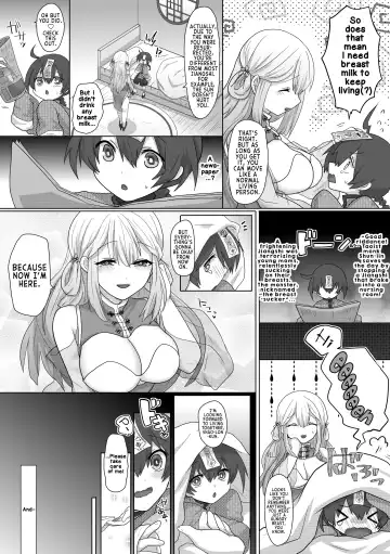 [Ashitaba Mofu] Kyuunyuu Kyonshii wa Kyou mo Doushi ni Ikasareru | The Taoist Monk Cumtinues to keep the Milk-sucking Jiangshi Alive Fhentai - Page 8