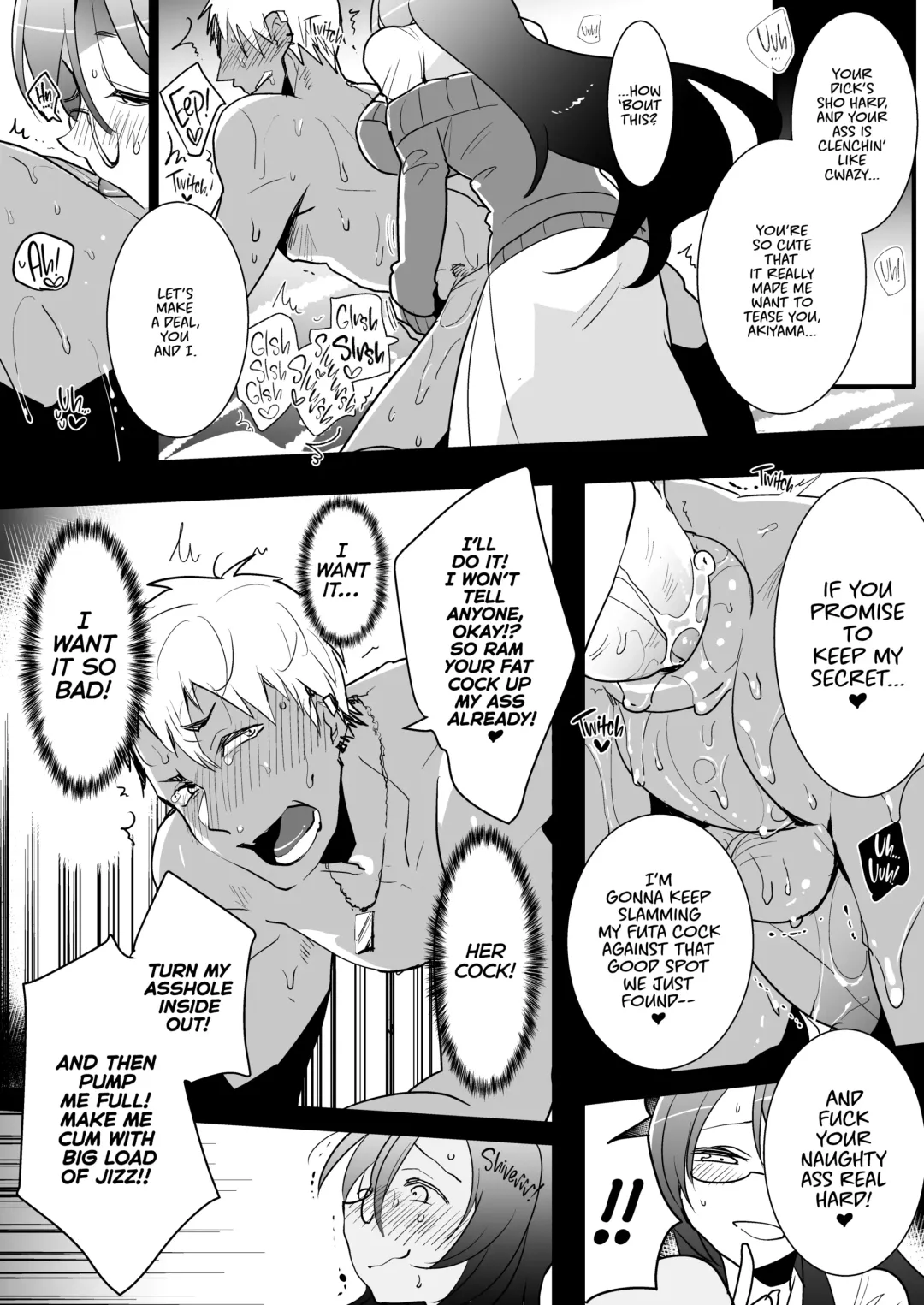 [Aimaitei Umami] Remember That Time I Rescued My Quiet Classmate and Went for a Quickie but Then Fell in Love With Futa Cock? Fhentai - Page 17