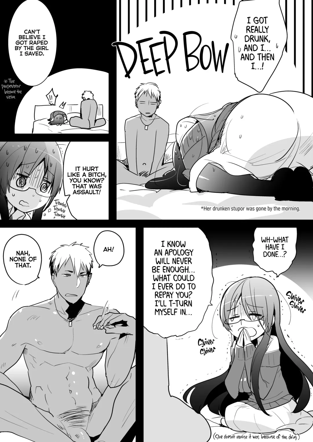 [Aimaitei Umami] Remember That Time I Rescued My Quiet Classmate and Went for a Quickie but Then Fell in Love With Futa Cock? Fhentai - Page 23