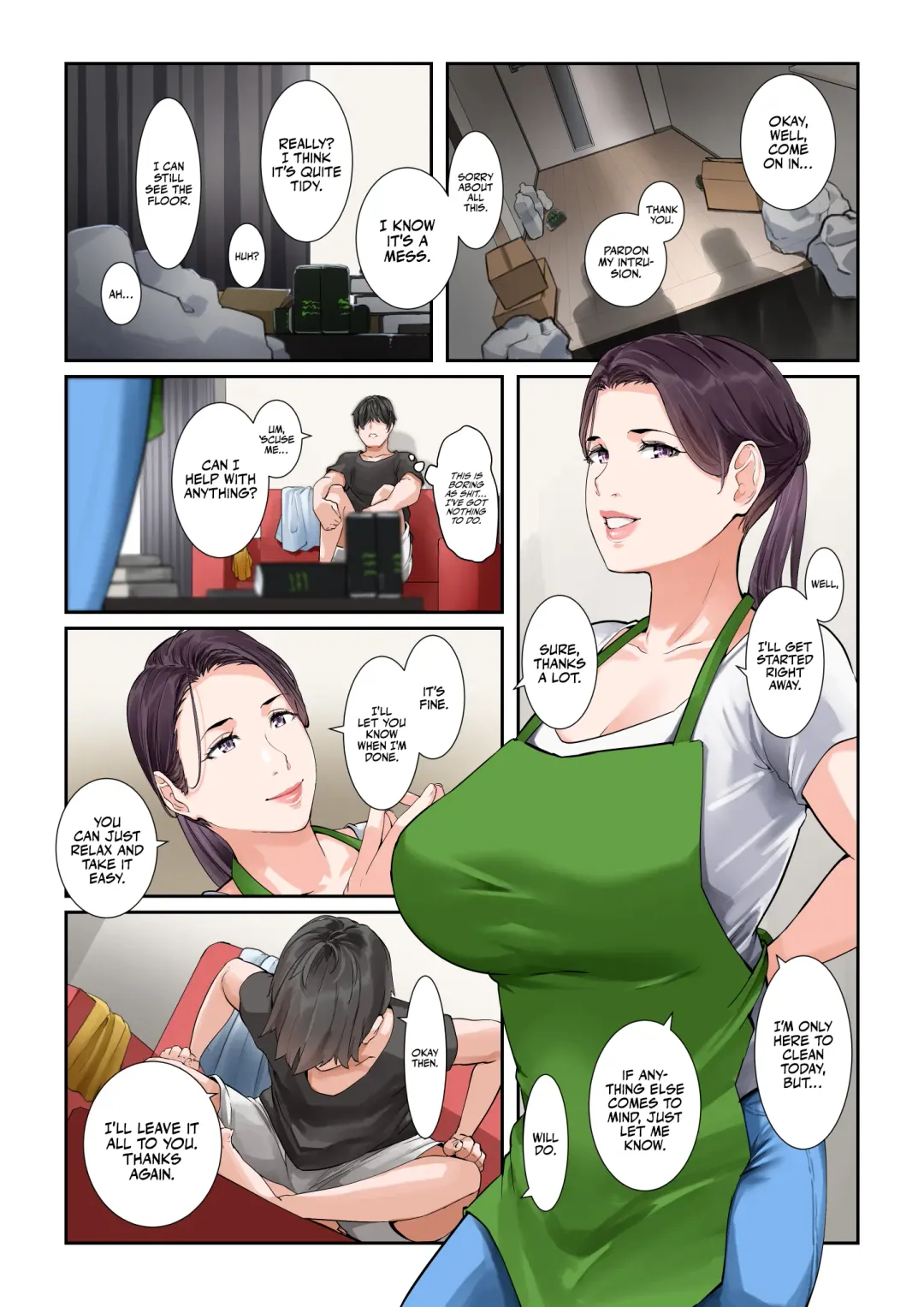 [Nypaon] Daitai Nandemo Shite kureru Kaji Daikou no Yurie-san | Yurie-san, The Housekeeper Who Will Do Just About Anything Fhentai - Page 5