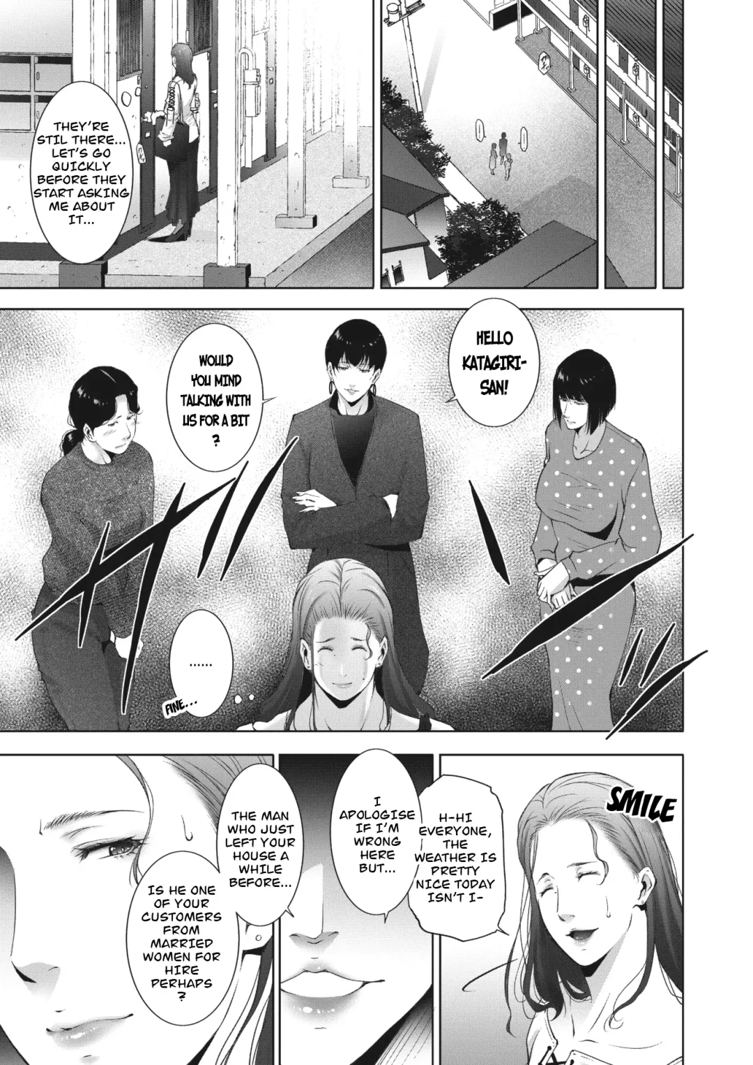[Touma Itsuki] Hitozu Money Ch. 3 | Married Women For Hire Ch. 3 Fhentai - Page 3
