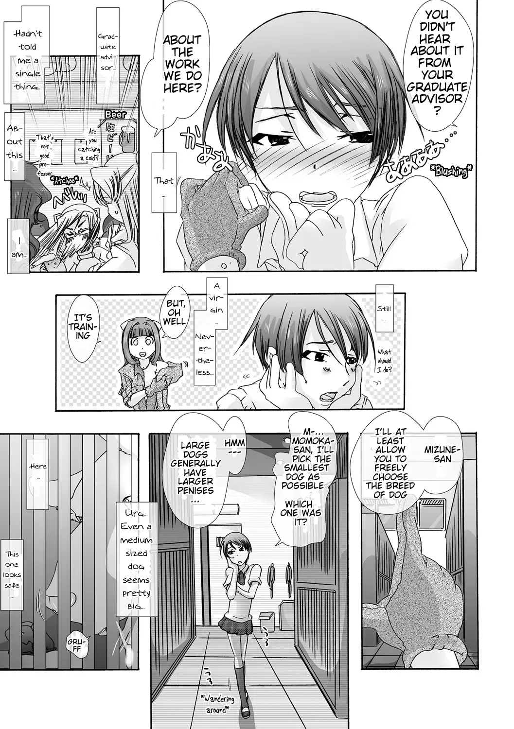 [Chikiko] Juukan Manual Kenshuu Saki; Top Breeder | Bestiality Manual Training Goal; Top Breeder Fhentai - Page 11