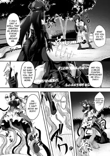 [Hakomaru] ~Mahou Kenshi Shokujoku no Kokuin~ | The Magical Pugilist ~Engraving of Tentacle Disgrace~ Fhentai - Page 3