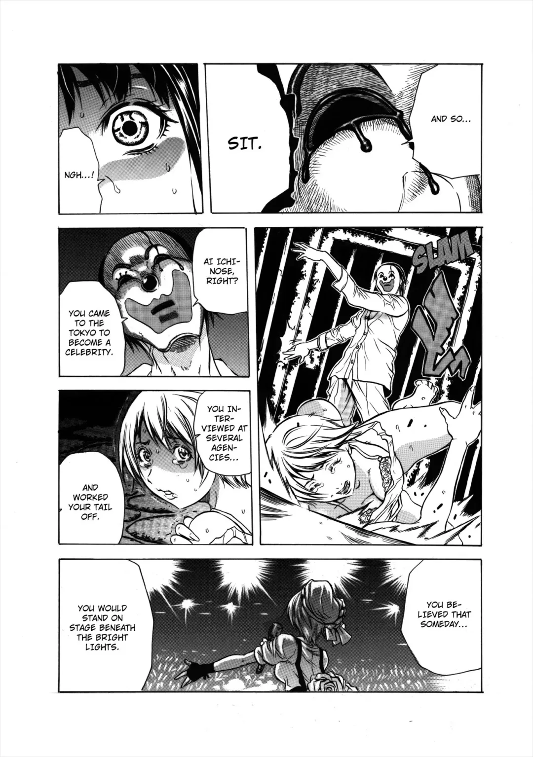 [Tachibana Naoki] Do Re Ni Shi Yo U Ka Na ~Kyousei Shuuyou! Kichiku Pierrot no Choukyou Kangoku | Eeny, Meeny, Miny, Misery! Fhentai.net - Page 14