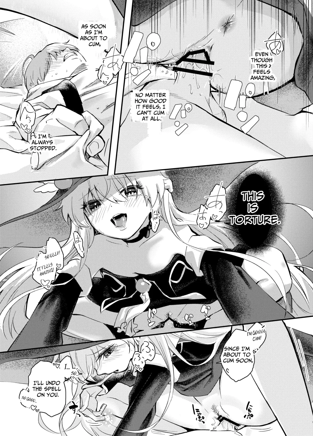[Hatsuyasumi] Wagamama Majo to Shasei Kinshi Seikatsu | Ejaculation Prohibition Life With A Selfish Witch Fhentai - Page 10