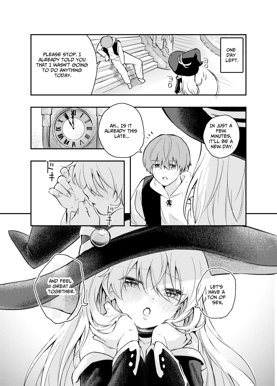 [Hatsuyasumi] Wagamama Majo to Shasei Kinshi Seikatsu | Ejaculation Prohibition Life With A Selfish Witch Fhentai - Page 27