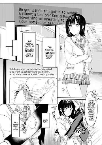 Muttsuri Shojo JK no  Yokubou Kaihou  Ecchi | Closet Pervert JK Virgin Unleashed Her Desire For Sex Fhentai.net - Page 7