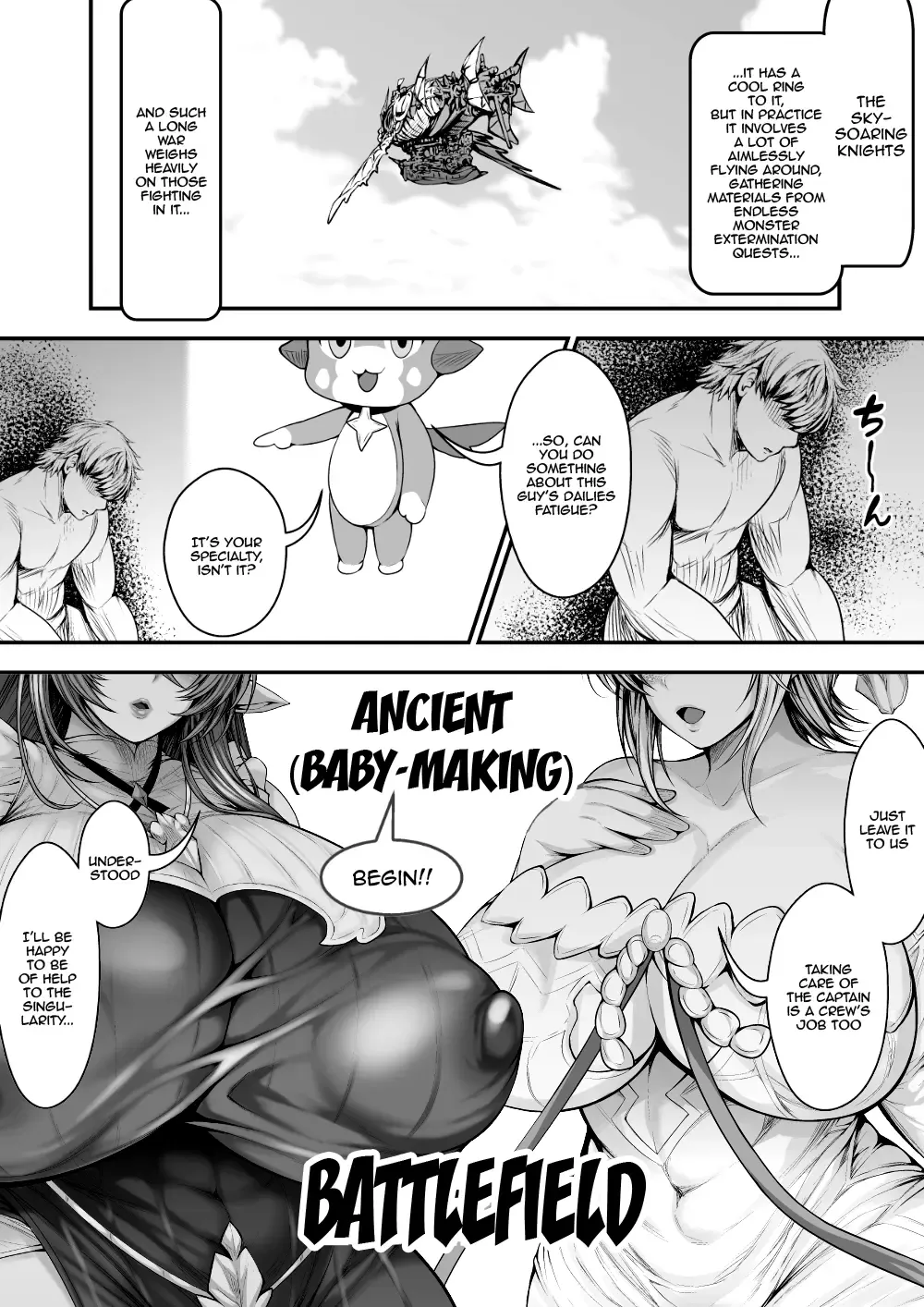 [Taihei Tengoku] Kozukuri Senjou  kara Nigerarenai | You Can't Run Away From The Breeding Battleground Fhentai - Page 3