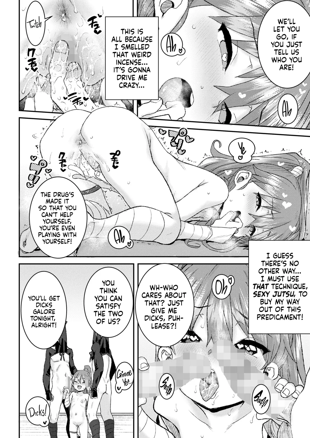 [Ponsuke] Mesugaki Ninja Ema-Chan | The Bratty Ninja Ema-Chan Fhentai - Page 14