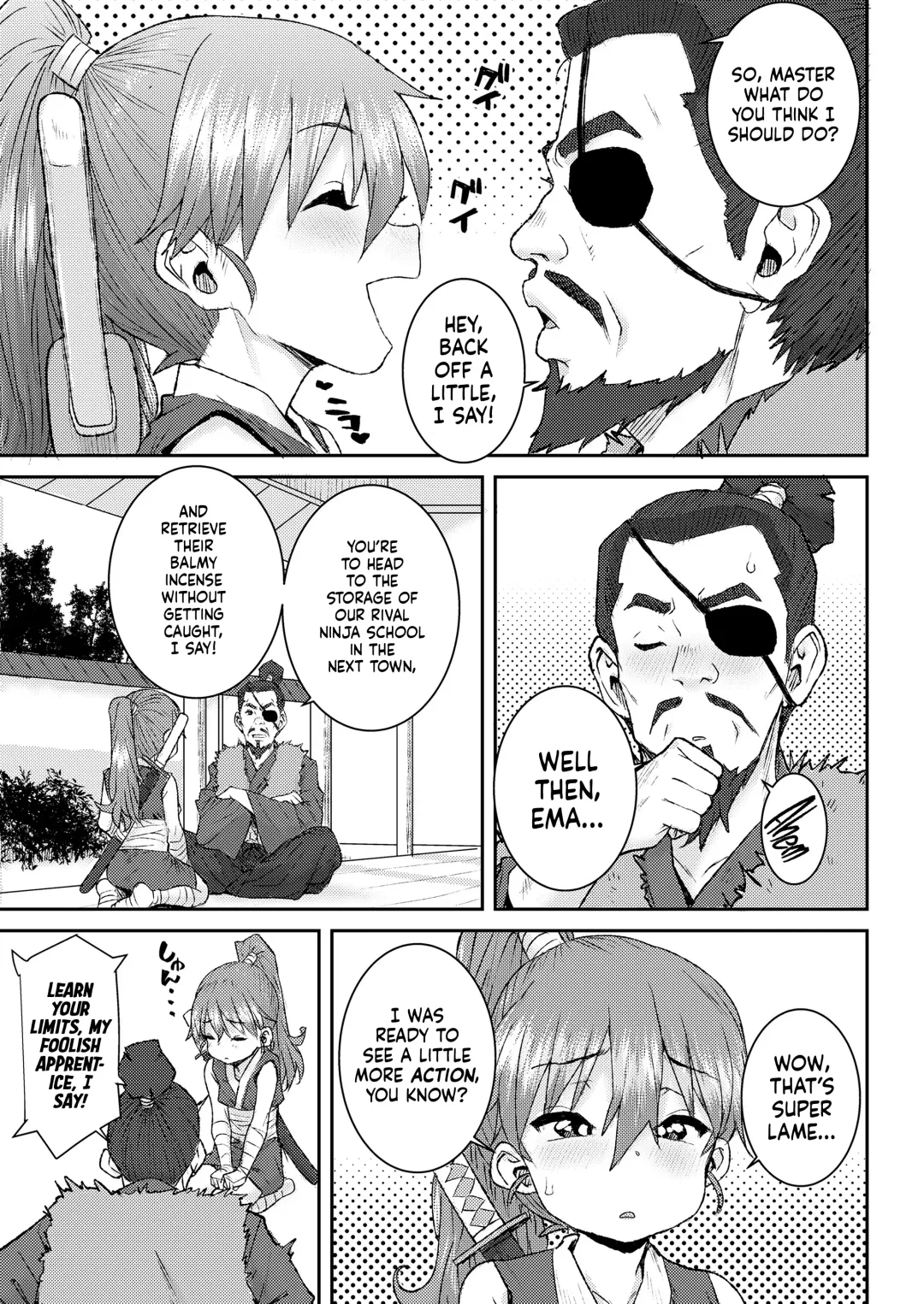 [Ponsuke] Mesugaki Ninja Ema-Chan | The Bratty Ninja Ema-Chan Fhentai - Page 3