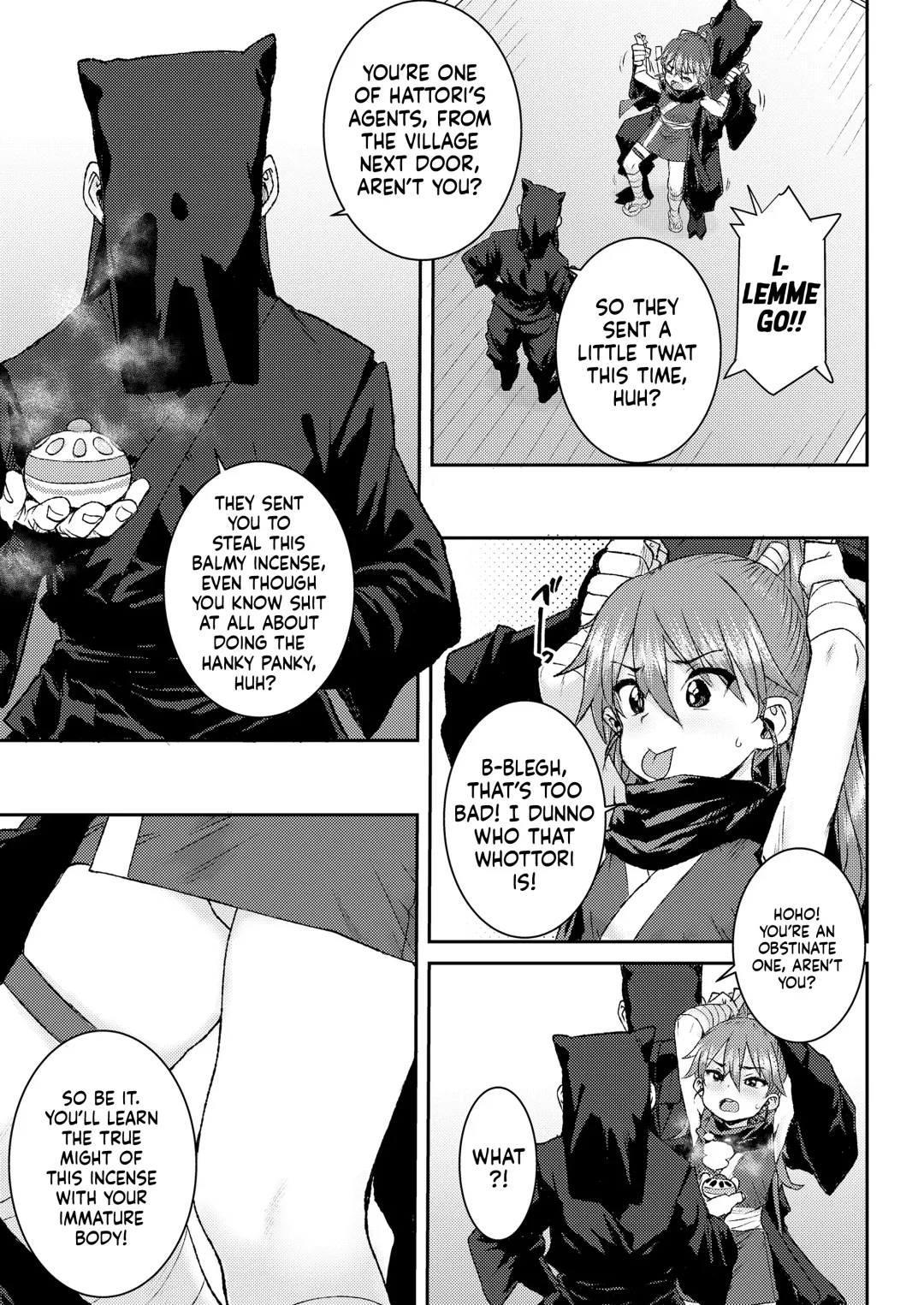 [Ponsuke] Mesugaki Ninja Ema-Chan | The Bratty Ninja Ema-Chan Fhentai - Page 9