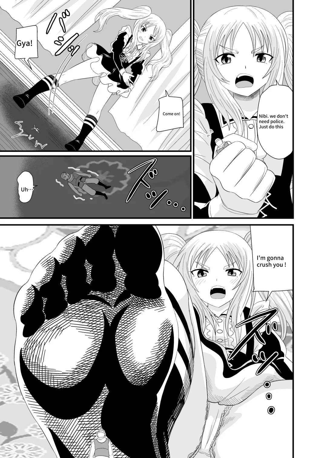 [Shivharu] Chibi Maid ni Fumareru | Trampled by maids. Fhentai - Page 10