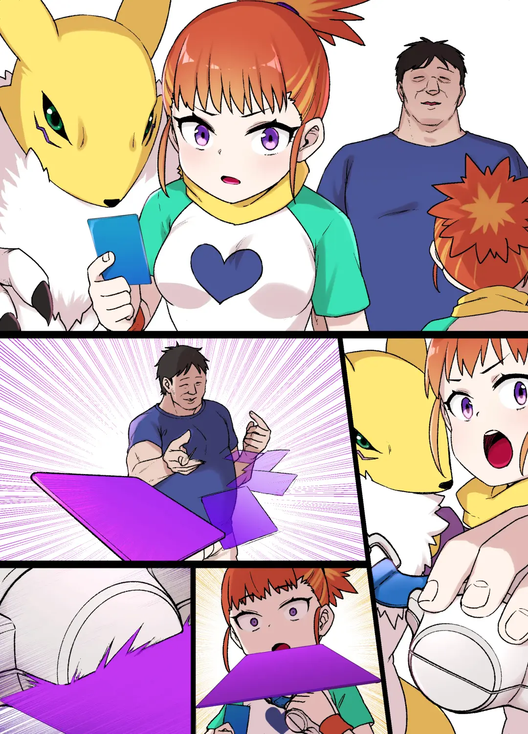 [Kusayarou] Digimon Sennou Makino Ruki & Renamon Fhentai - Page 8