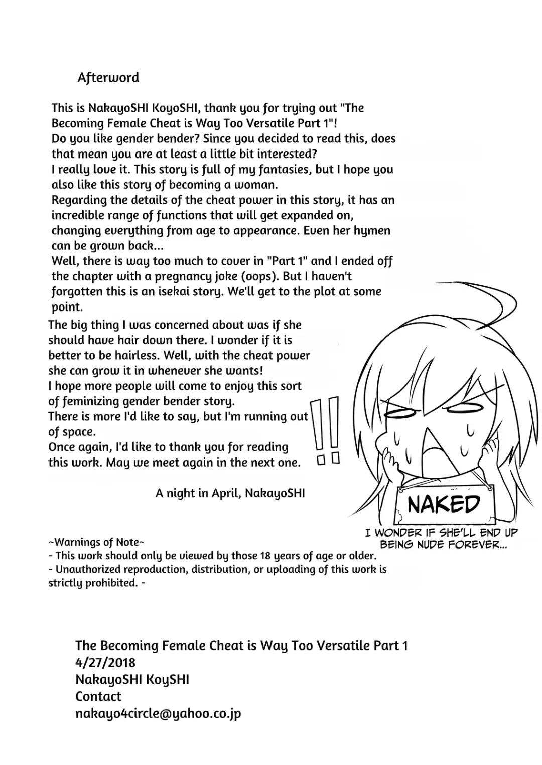 [Nakayoshi] Nyotaika Cheat ga Souzou Ijou ni Bannou Sugita Sono 1 | The Becoming Female Cheat is Way Too Versatile Part 1 Fhentai.net - Page 32